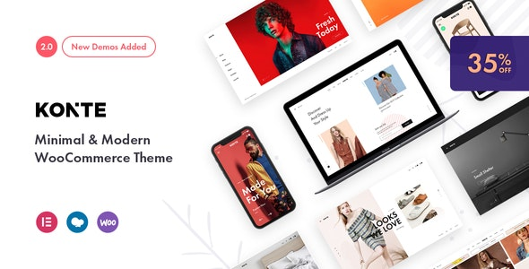 Konte v2.4.7 - Minimal & Modern WooCommerce Theme Konte v2.4.7 - Minimal & Modern WooCommerce Theme