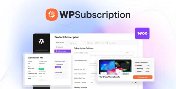WPSubscription Pro 1.11.0 WPSubscription Pro 1.11.0