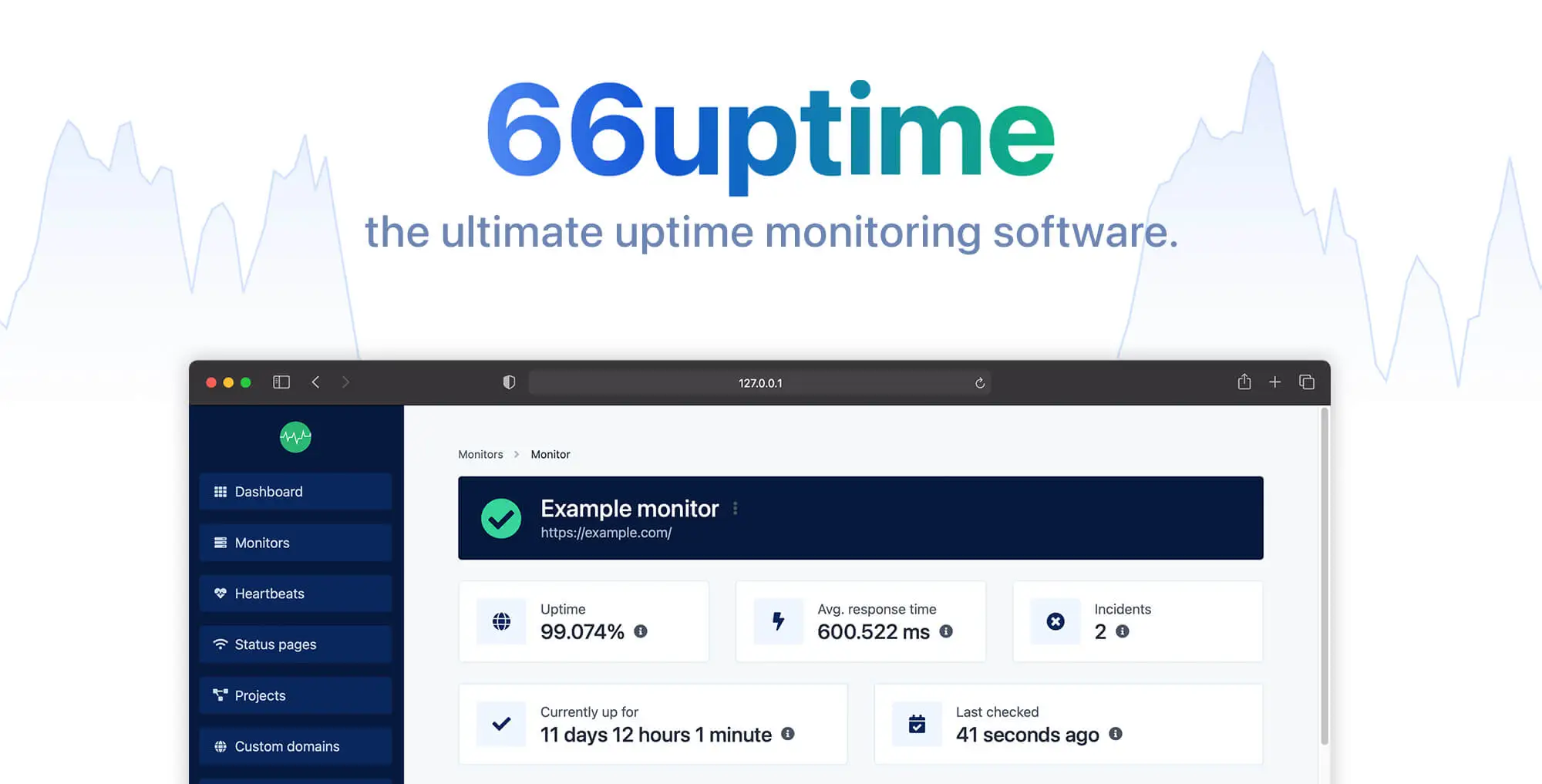 66Uptime v50.0.0 - Uptime & Cronjob Monitoring tool 66Uptime v50.0.0 - Uptime & Cronjob Monitoring tool