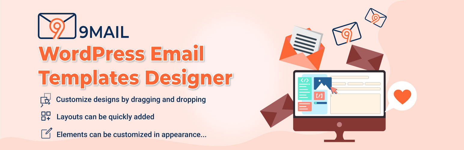 9MAIL v1.0.10 – WordPress Email Templates Designer 9MAIL v1.0.10 – WordPress Email Templates Designer
