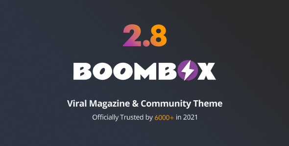 BoomBox v2.9.9 - Viral Magazine WordPress Theme BoomBox v2.9.9 - Viral Magazine WordPress Theme
