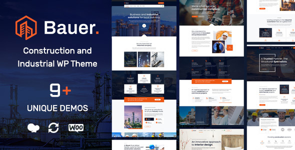 Bauer v1.33 - Construction and Industrial WordPress Theme Bauer v1.33 - Construction and Industrial WordPress Theme