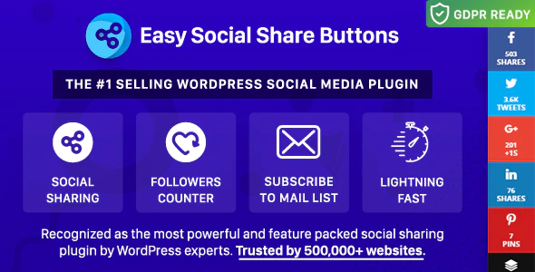 Easy Social Share Buttons for WordPress