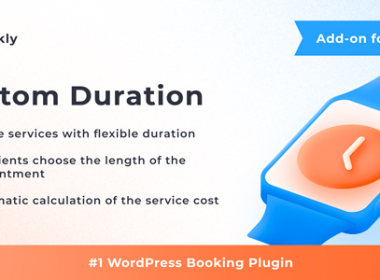 Bookly Custom Duration (Add