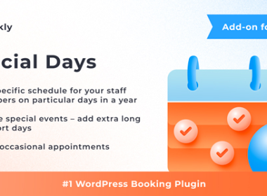 Bookly Special Days (Add