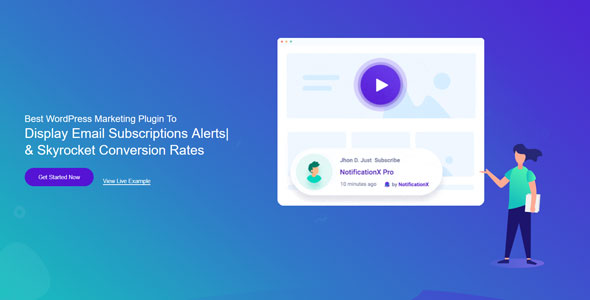NotificationX v3.0.7 - Best WordPress Marketing Plugin 
