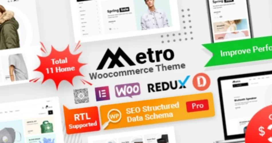 Metro v2.14 - Minimal WooCommerce WordPress Theme