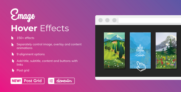 Emage v4.5.2 - Image Hover Effects for Elementor