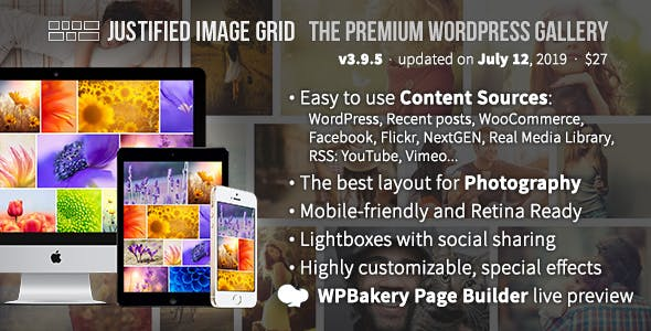Justified Image Grid v4.8 - Premium WordPress Gallery
