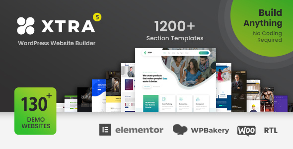 Xtra v5.4 - Multipurpose WordPress Theme + RTL