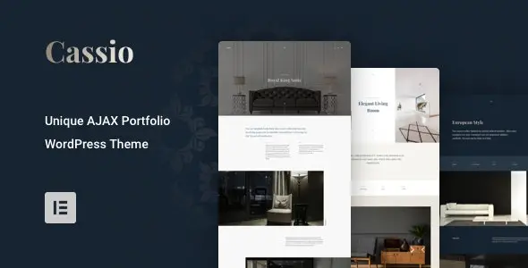Cassio v3.6.2 - AJAX Portfolio WordPress Theme 