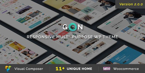 Gon v2.5.2 - Responsive Multi-Purpose WordPress Theme 