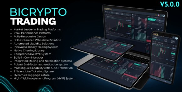 Bicrypto v5.7.1 - Crypto Trading Platform + Addons