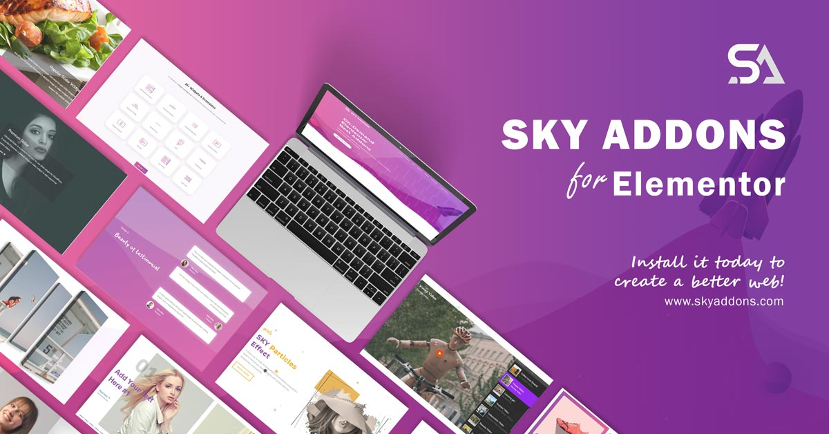 Sky Addons v4.0.1 - for Elementor Page Builder WordPress Plugin 
