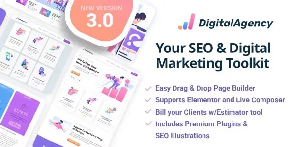 SEO WP v3.10.0 - Online Marketing, SEO, Social Media Agency 