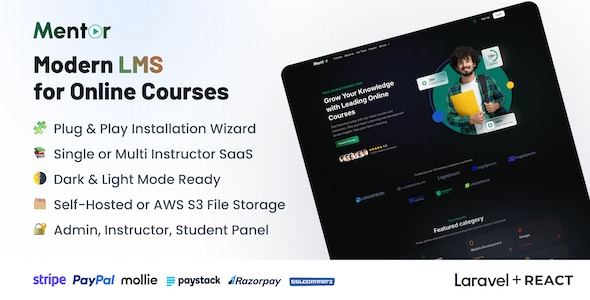 Mentor LMS v3.2.0 - Learning Management System